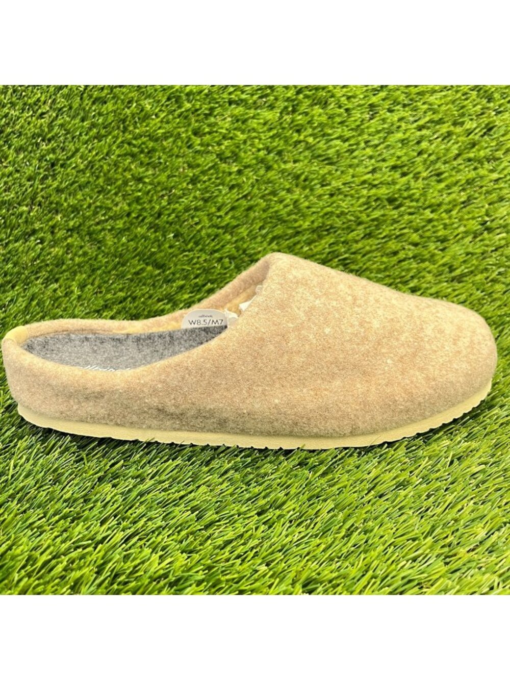 Allbirds Wool Slippers Womens Size 8.5 Beige Casual Comfort Slip On Mule Shoes
